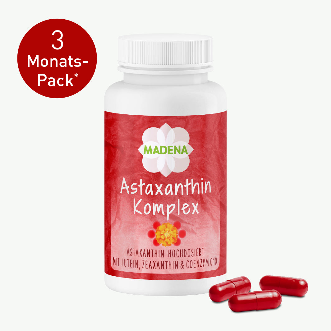 Lutein & Zeaxanthin: Astaxanthin-Komplex 3-Monats-Pack