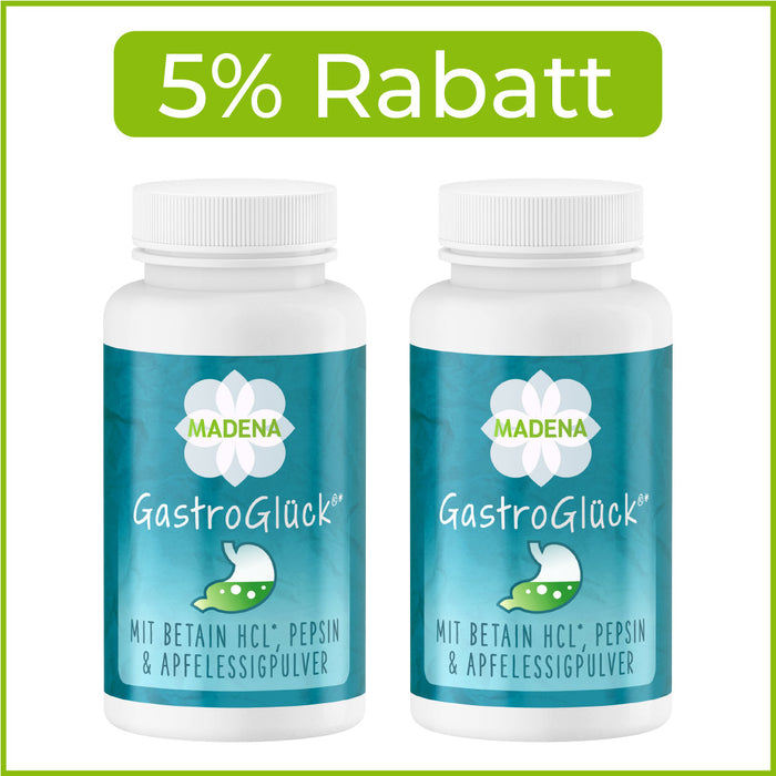 Komplex zur Magensäureproduktion*: Betain HCl & veganes Pepsin