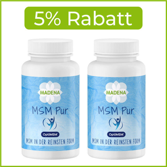MSM-OptiMSM™: 2000mg Tagesdosis & 100% rein