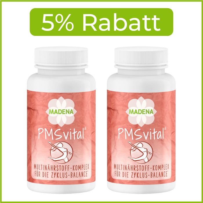 PMS-Kapseln bei Menstruationsbeschwerden und Zyklusstörungen*: PMSvital®