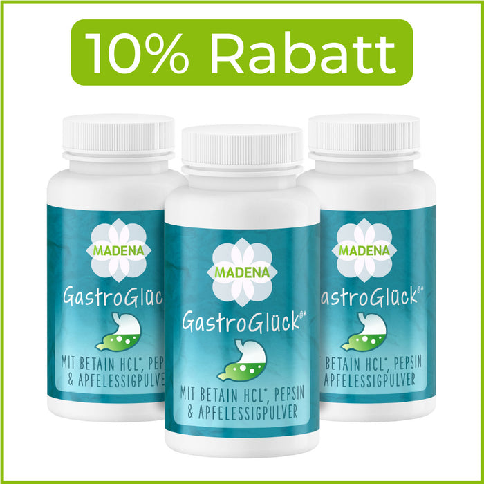 Komplex zur Magensäureproduktion*: Betain HCl & veganes Pepsin