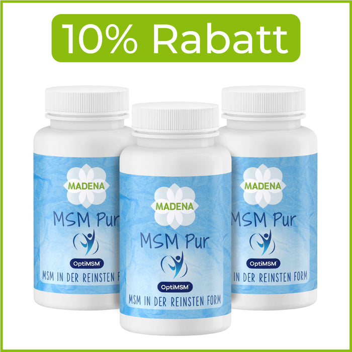 MSM-OptiMSM™: 2000mg Tagesdosis & 100% rein