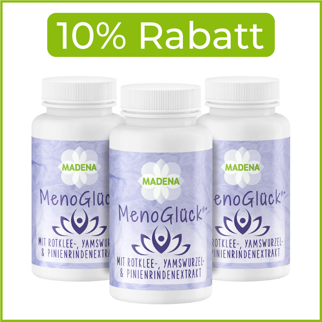 MenoGlück®: Fühle dich wohl während deiner Wechseljahre*