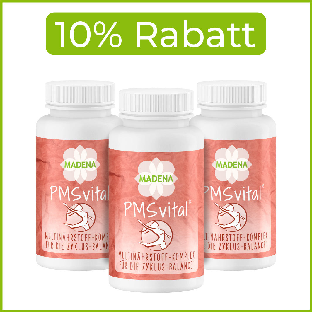 PMS-Kapseln bei Menstruationsbeschwerden und Zyklusstörungen*: PMSvital®