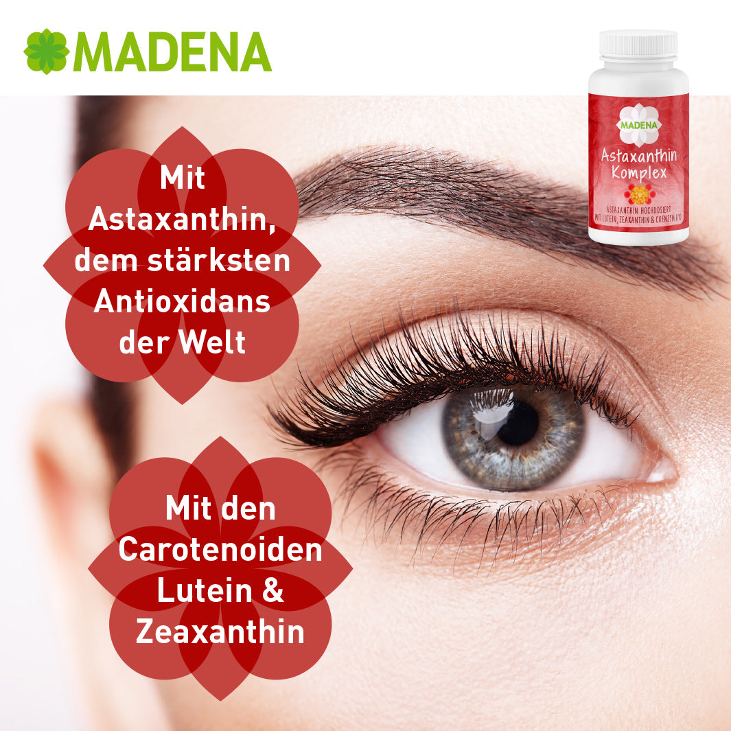 Lutein & Zeaxanthin: Astaxanthin-Komplex 3-Monats-Pack