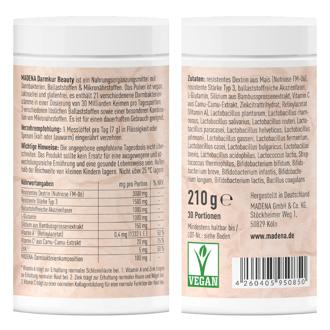 MADENA Haut-Haare-Nägel: Premium-Paket