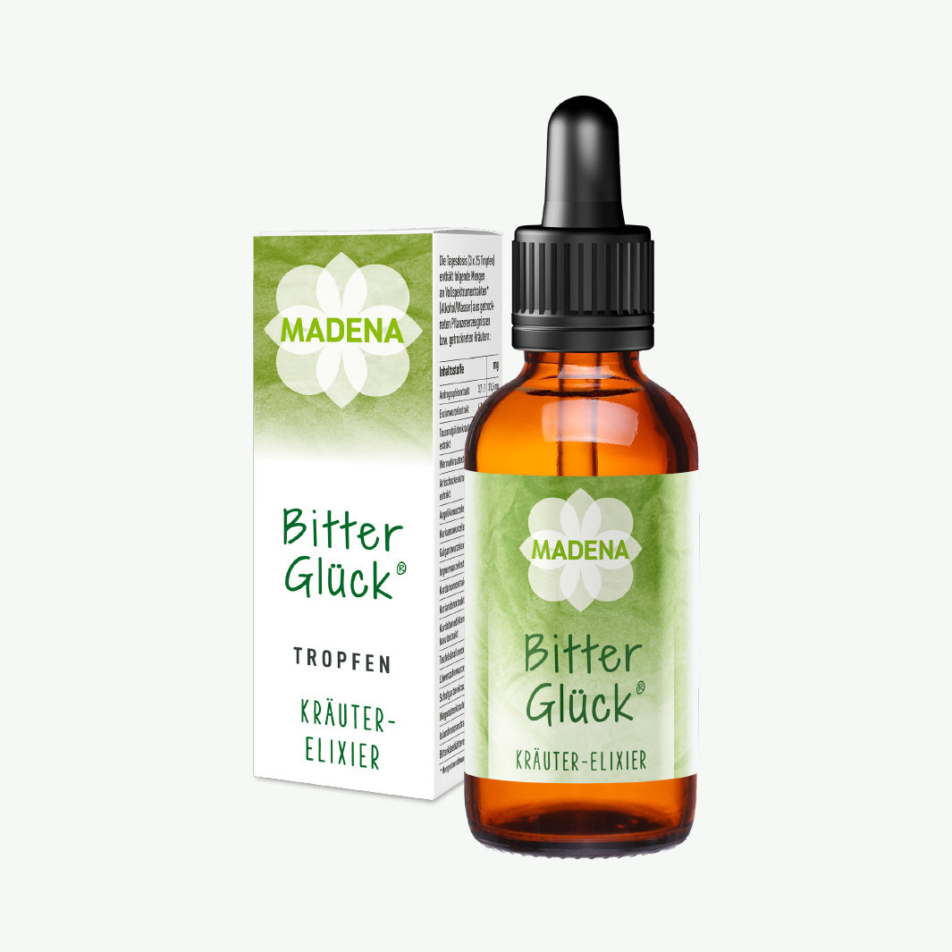 Bittertropfen BitterGlück®: Bitterstoffe nach Hildegard von Bingen
