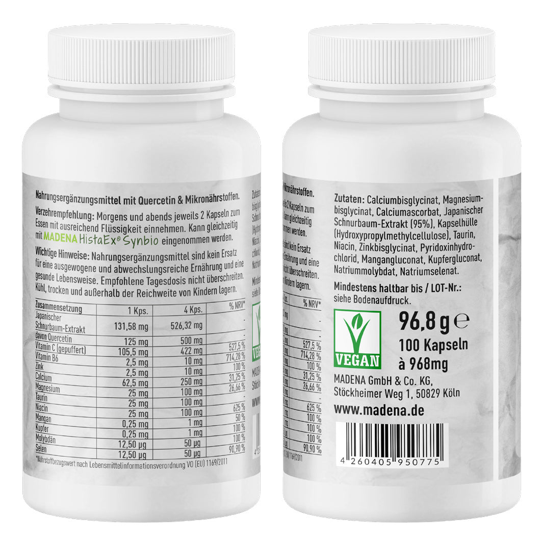 HistaVital®: Quercetin-Komplex bei Histaminintoleranz
