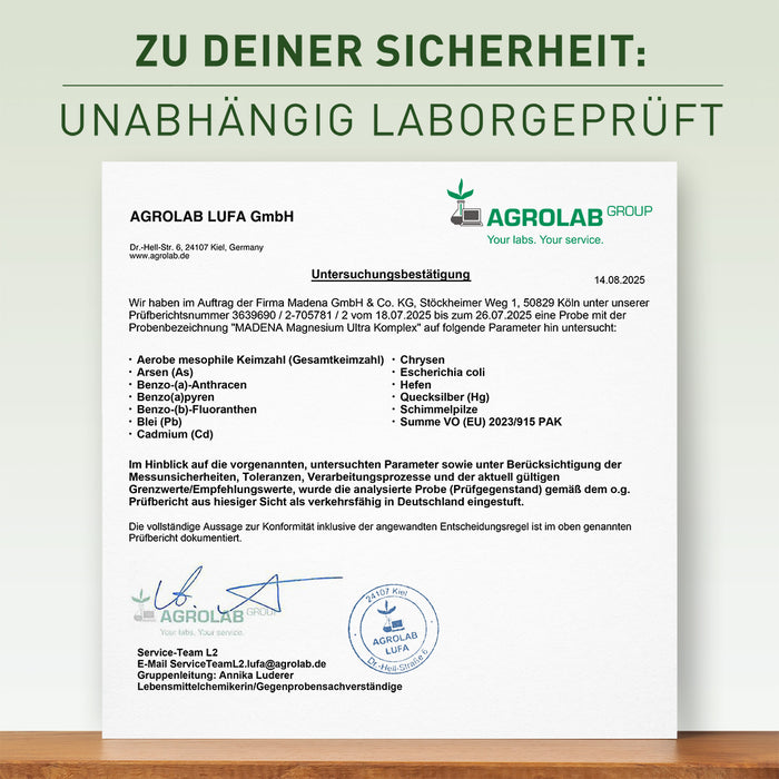 Magnesium Ultra Komplex: 8 Magnesium-Verbindungen