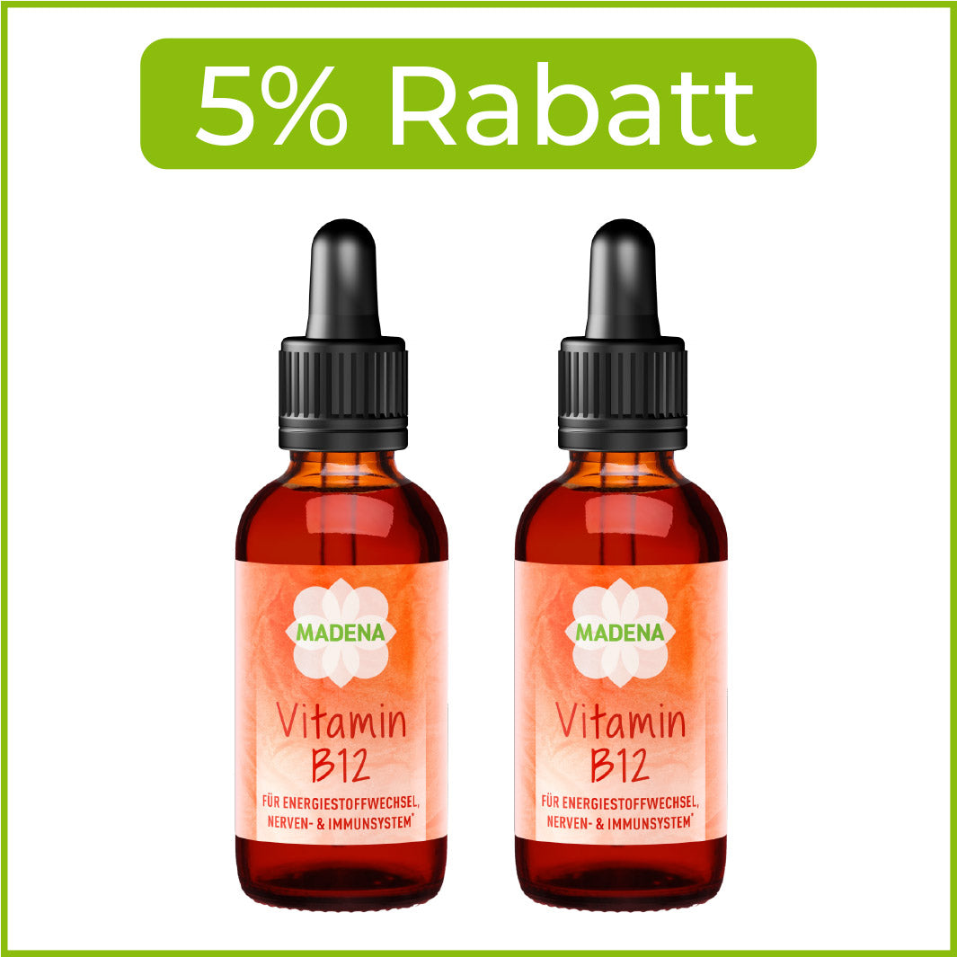 Vitamin B12 Tropfen: hochdosiert & vegan