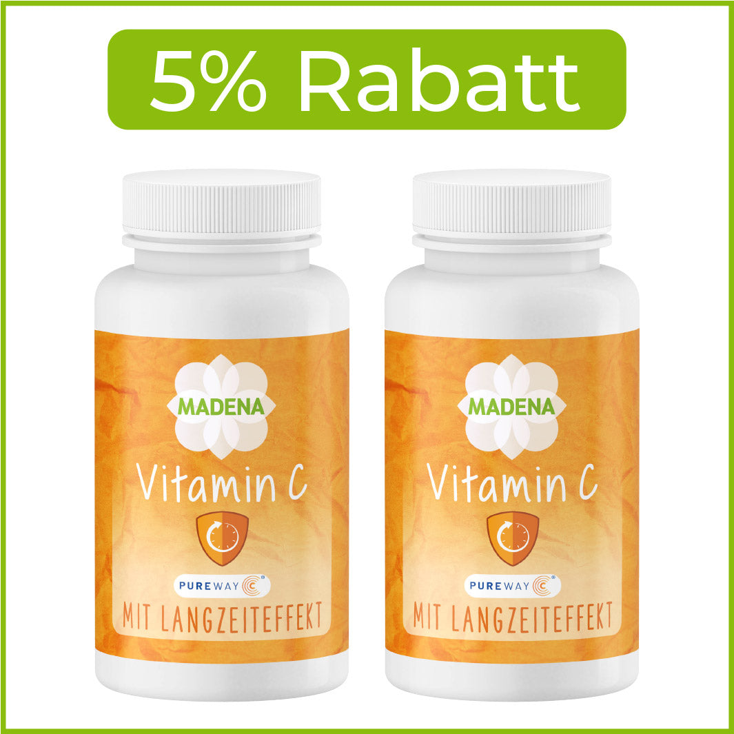 Gepuffertes Vitamin C: 2000mg mit Langzeiteffekt