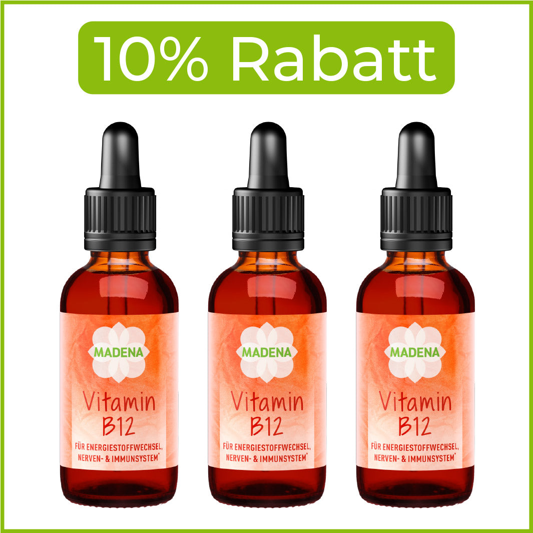 Vitamin B12 Tropfen: hochdosiert & vegan