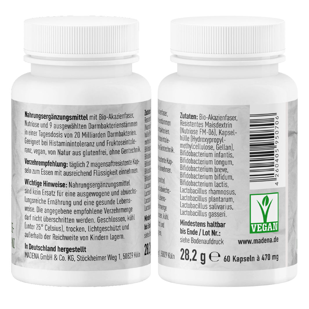 MADENA Histamin-Paket: Das Duo bei Histaminunverträglichkeit
