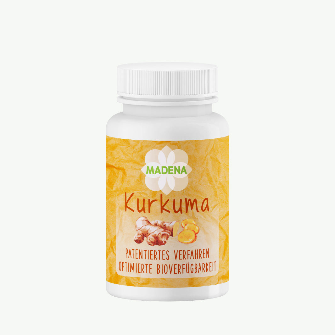 Kurkuma-Kapseln ohne Piperin & hochdosiert