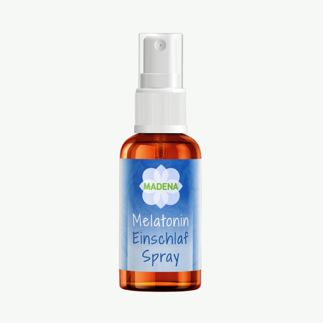 Einschlafspray: Schnell einschlafen mit Melatonin & Pflanzenextrakten