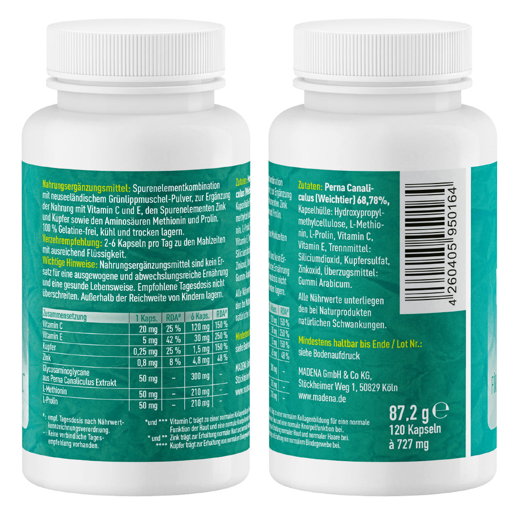 MADENA Gelenk-Fit-Paket: Nahrungsergänzung für Gelenke
