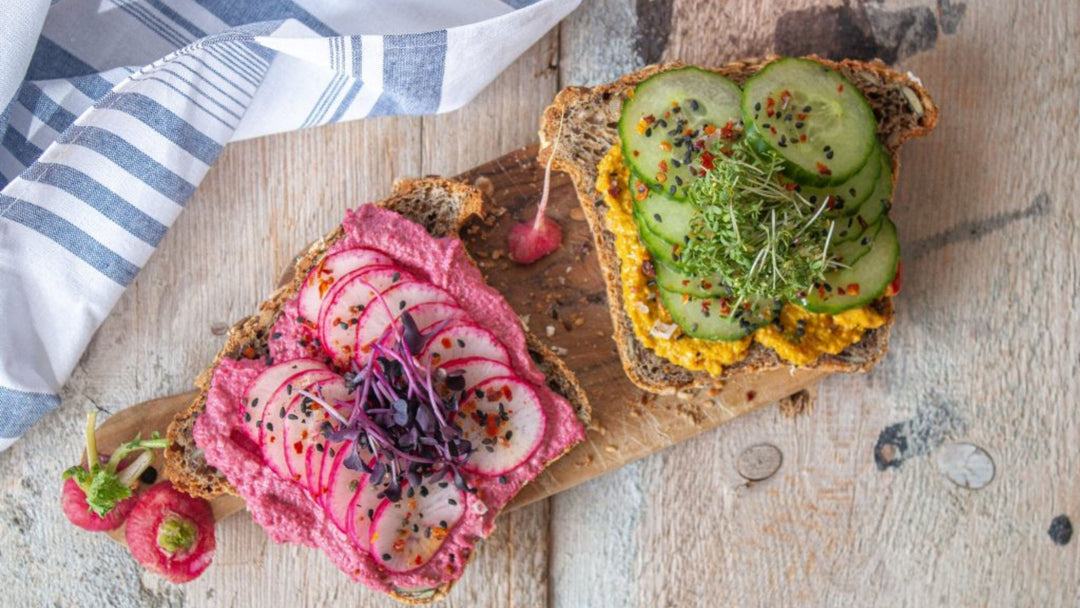 Detox-Rezept Frühstück: Gemüse-Detox-Stulle