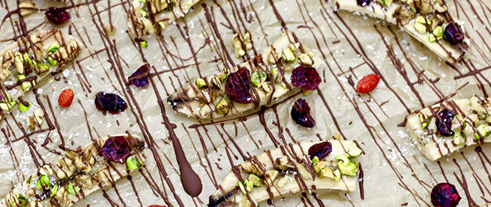 Fit in den Tag: Gebackene, crunchy Bananenschiffchen
