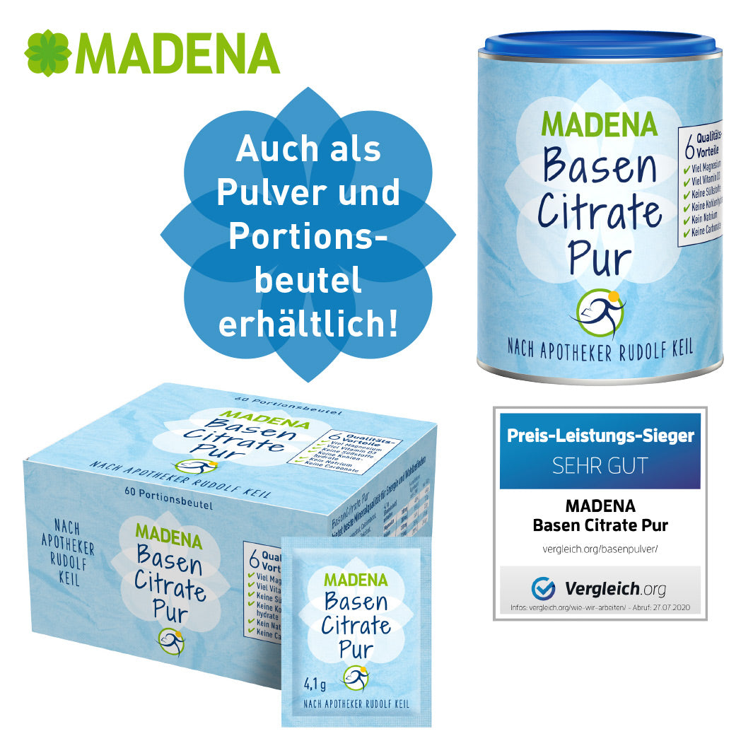 Basenpulver-Kapseln BasenCitrate Pur