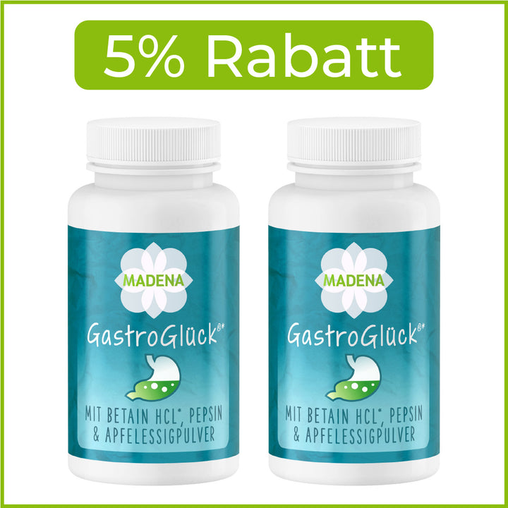 Komplex zur Magensäureproduktion*: Betain HCl &amp; veganes Pepsin