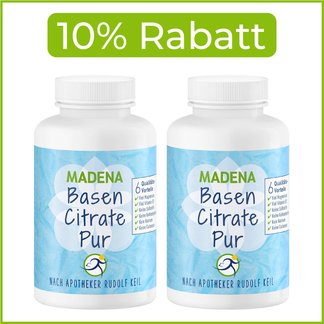 Basenpulver-Kapseln BasenCitrate Pur