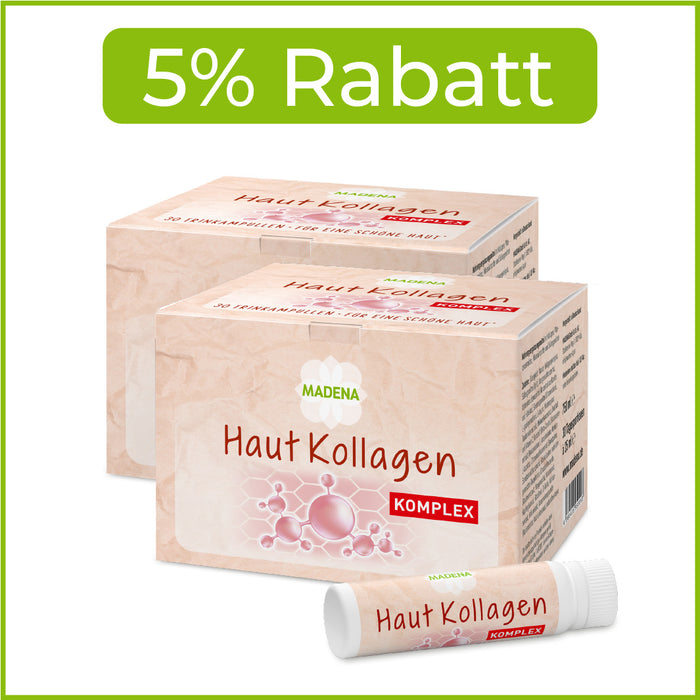 Haut Kollagen-Trinkampullen: Kollagenbildung* & Zellschutz**