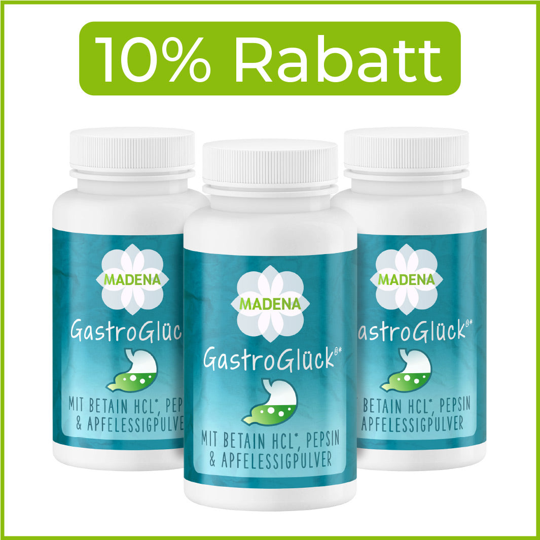 GastroGlück®: Komplex zur Magensäureproduktion*