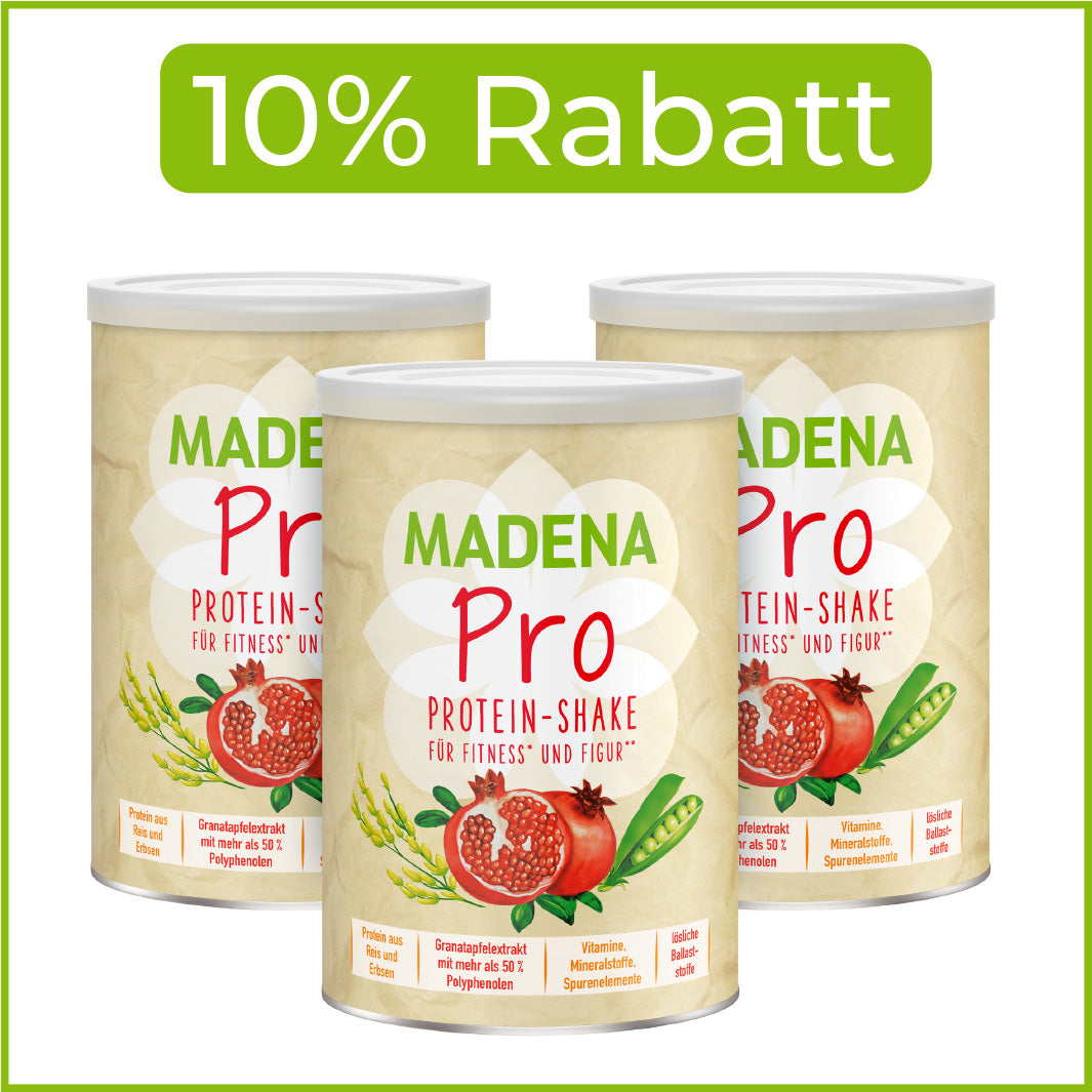 Protein-Shake: MADENA Pro vegan & gesund