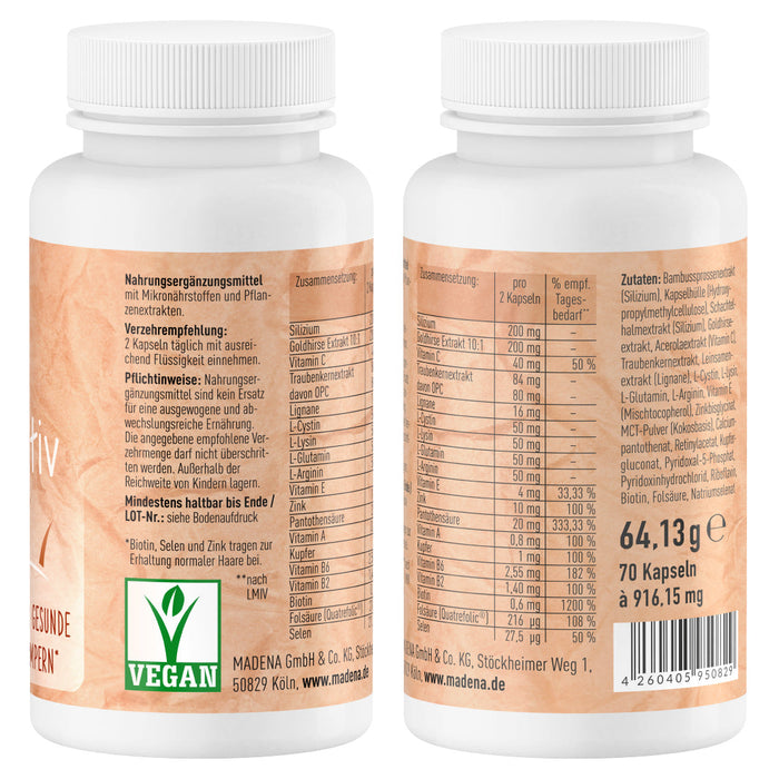 MADENA Haut-Haare-Nägel: Premium-Paket