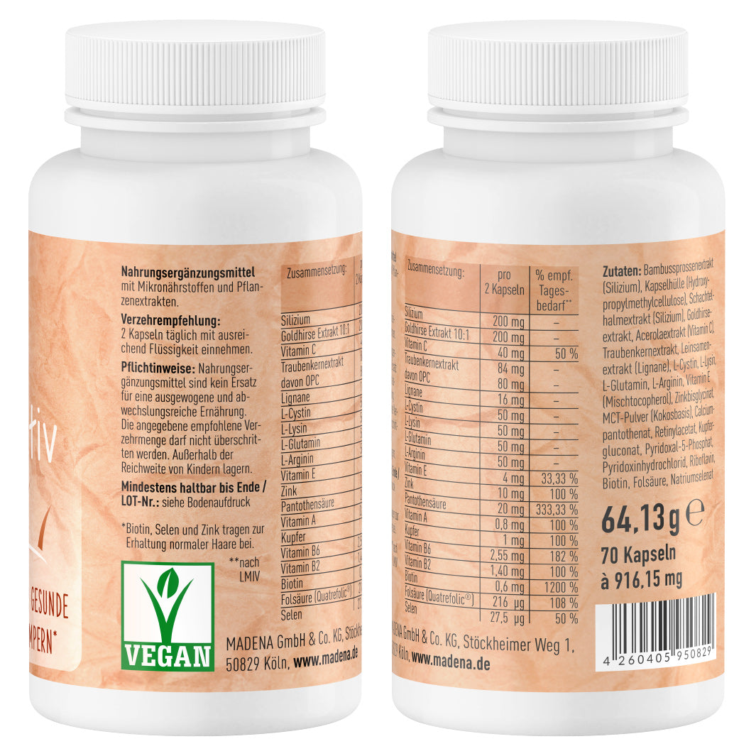 MADENA Haut-Haare-Nägel: Basis-Paket