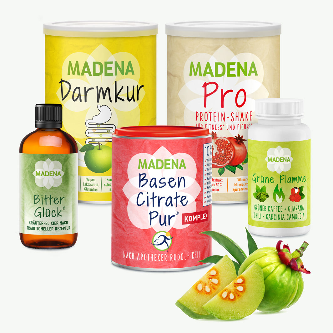 MADENA Darmschlank®-Paket: Abnehmkur & Stoffwechselkur