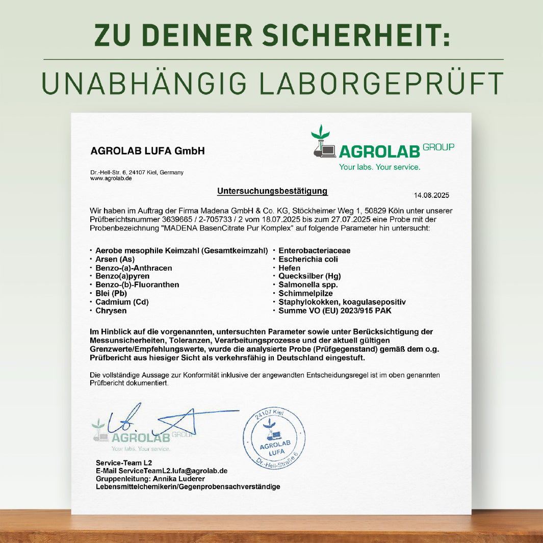 Basenpulver BasenCitrate Pur Komplex