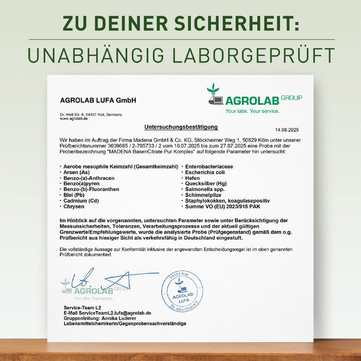 Basenpulver BasenCitrate Pur Komplex