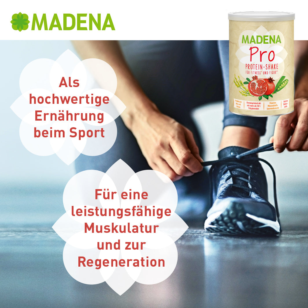 Protein-Shake: MADENA Pro vegan & gesund