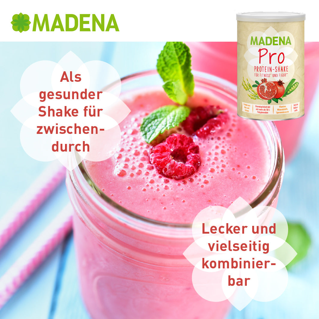 Protein-Shake: MADENA Pro vegan & gesund