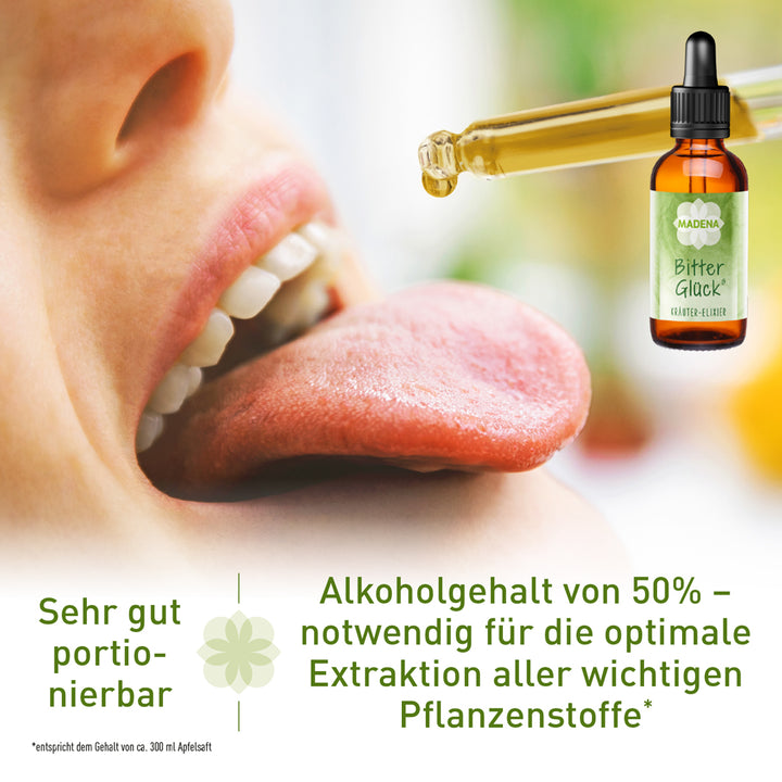 Bittertropfen BitterGlück®: Bitterstoffe nach Hildegard von Bingen