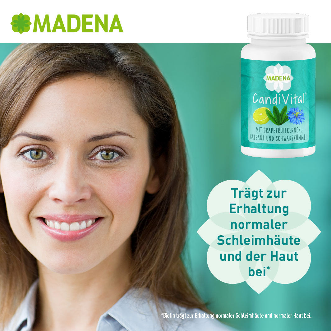 MADENA Candida-Pilz-Paket: Hefepilzinfektionen & Candida-Diät