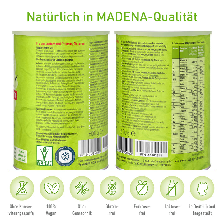 MADENA Darmkur Forte: Darmaufbau-Kur Premium