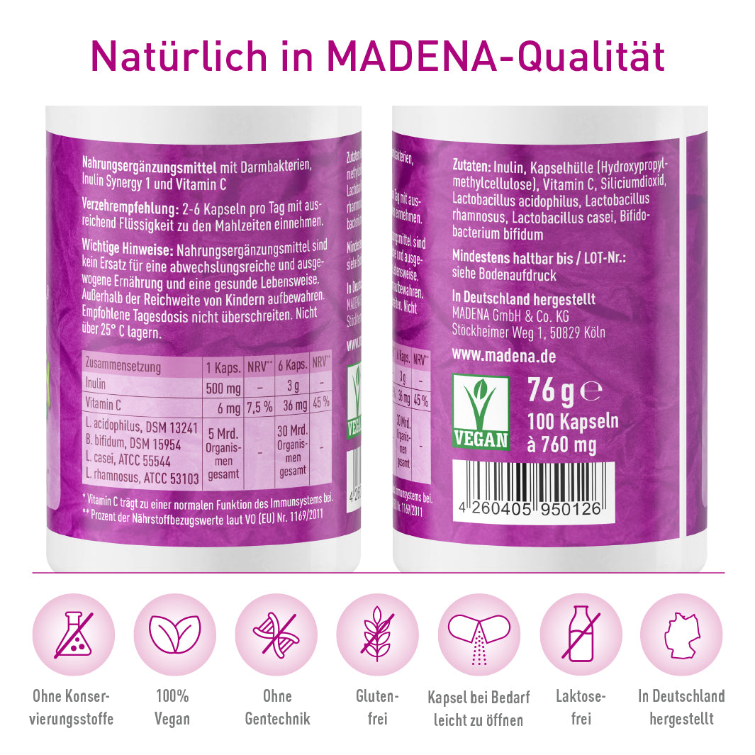 Darmkur nach Antibiotika: Florimmun® Kapseln
