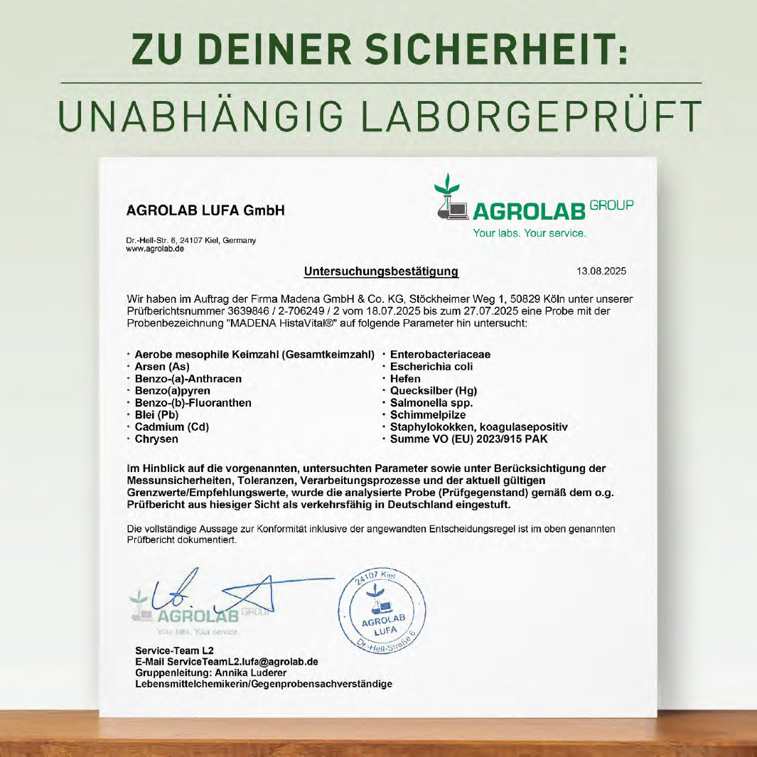 HistaVital® Quercetin-Komplex: Histamin-Kapseln