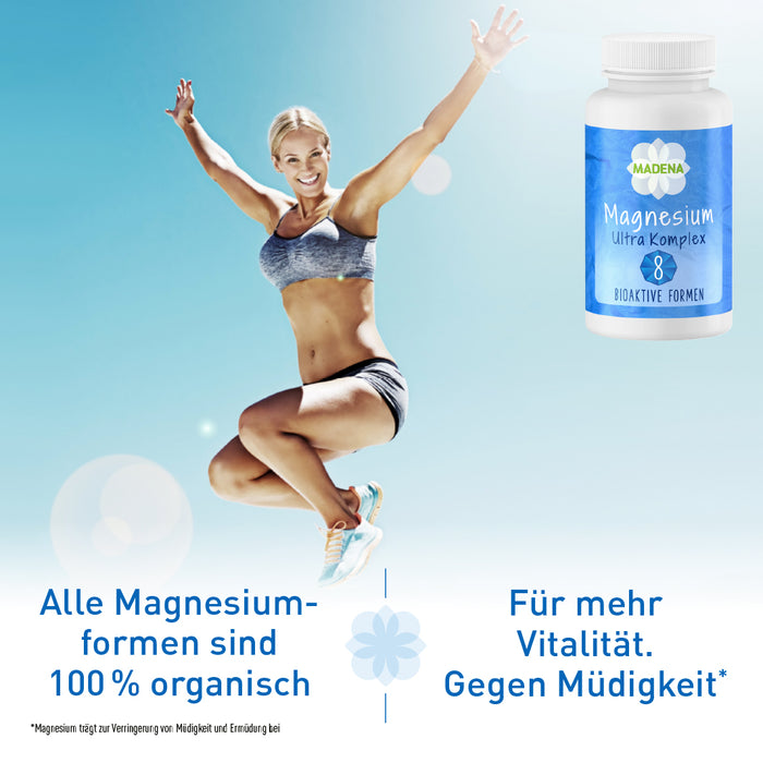 Magnesium Ultra Komplex: 8 Magnesium-Verbindungen