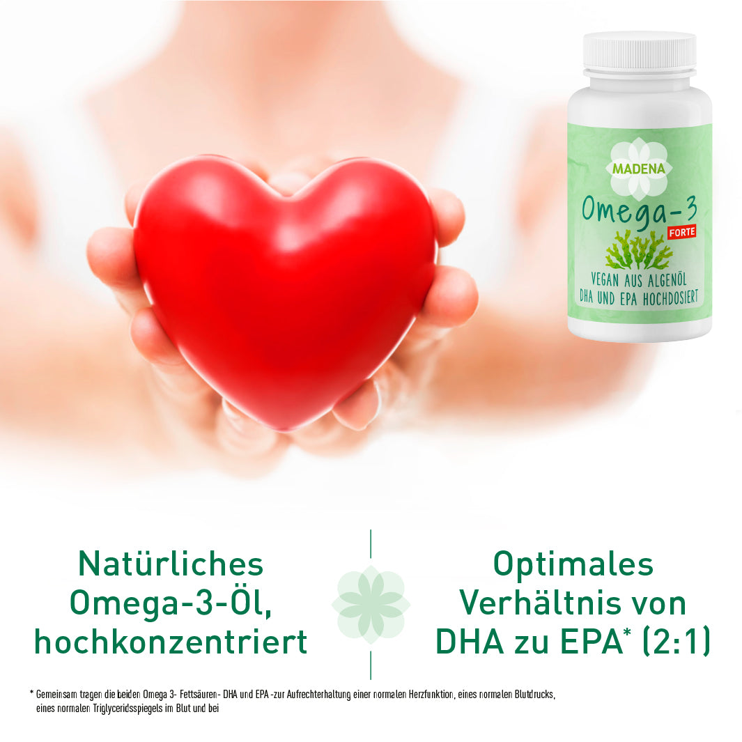 Omega 3 vegan: Hochdosiert aus Algenöl