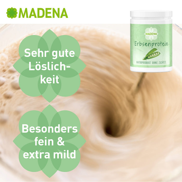 Erbsenproteinpulver: Hoher Eiweißgehalt & starkes Aminosäureprofil