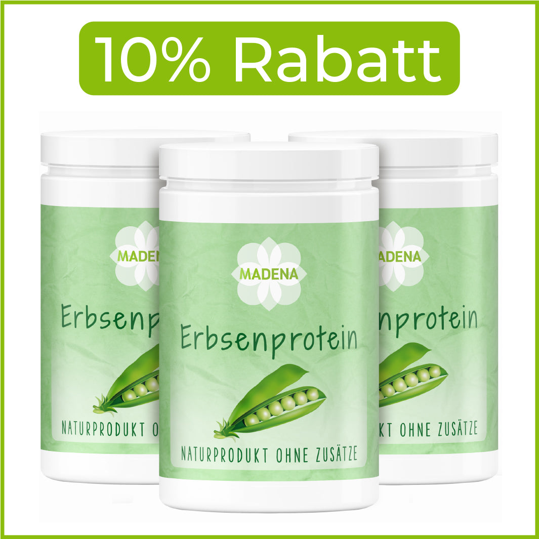 Erbsenproteinpulver: Hoher Eiweißgehalt & starkes Aminosäureprofil