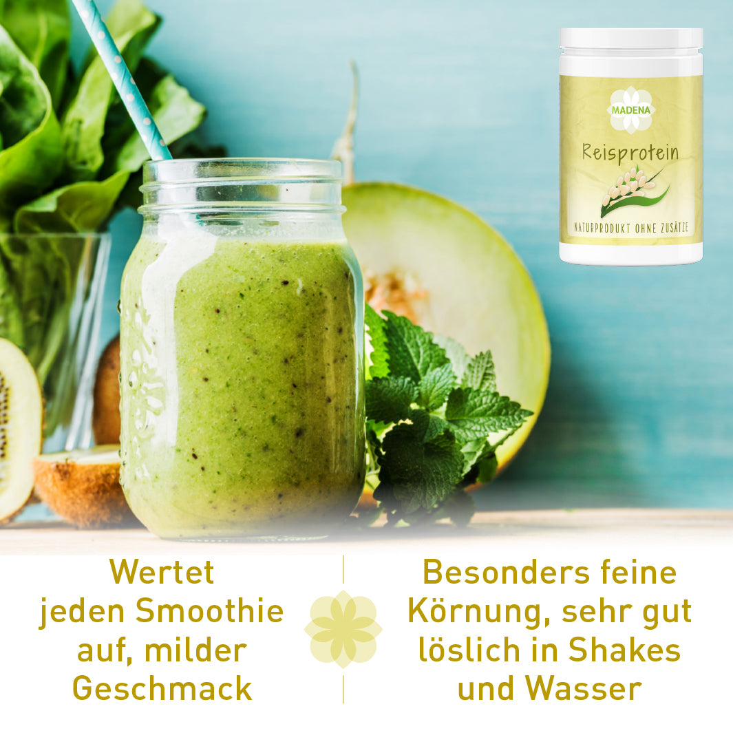 Reisprotein: Hoher Eiweißgehalt & starkes Aminosäureprofil