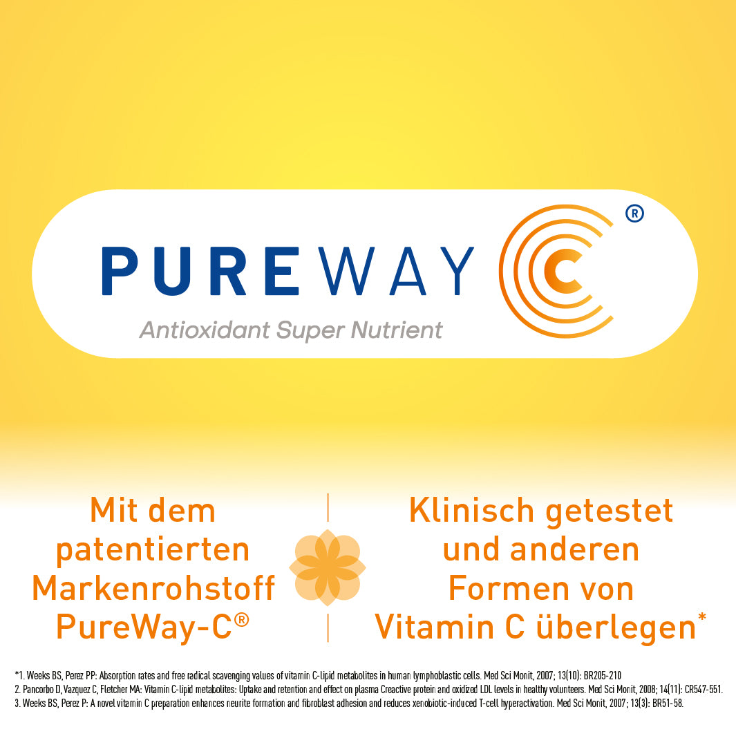 Gepuffertes Vitamin C: 2000mg mit Langzeiteffekt
