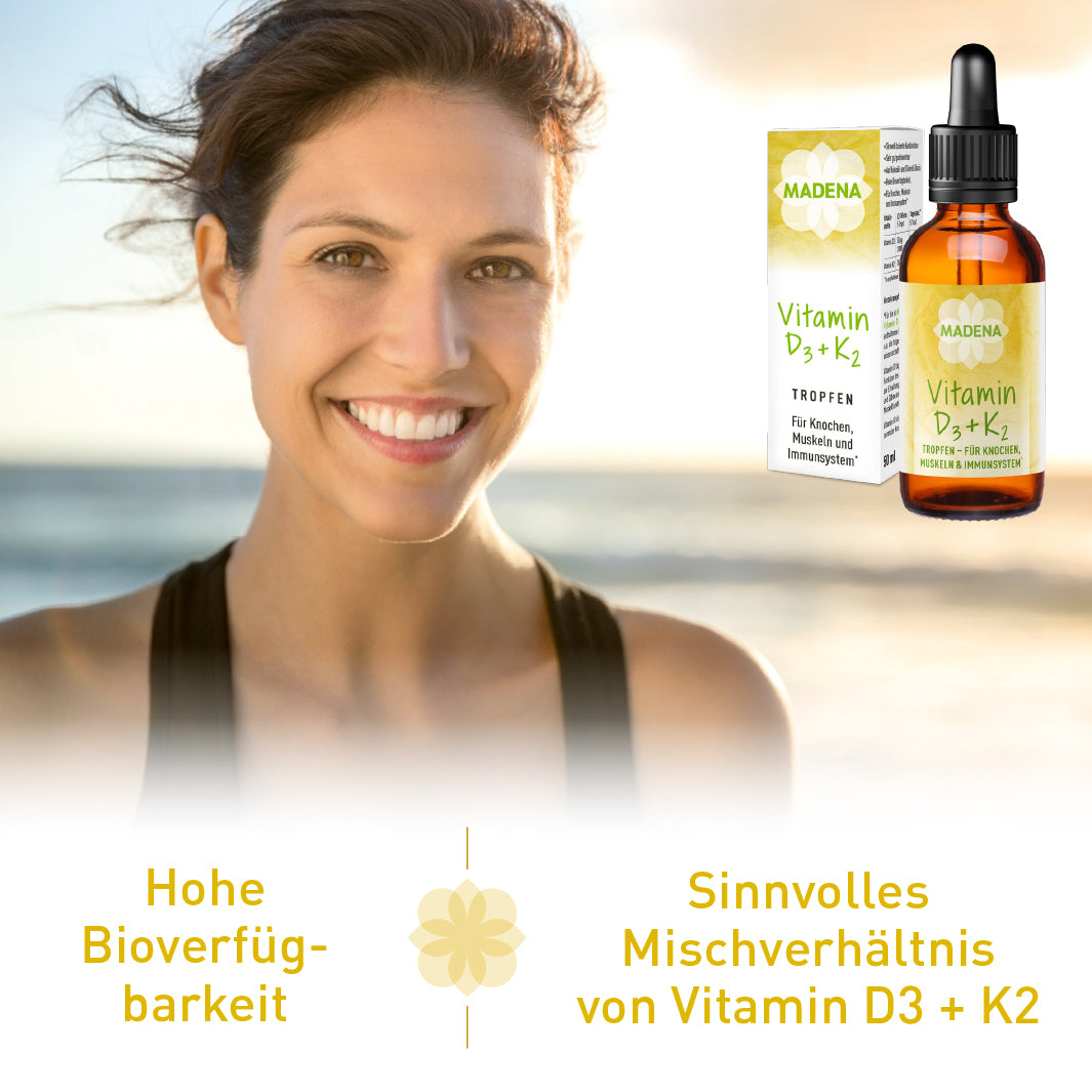 Vitamin D3 K2 Tropfen: Vegan &amp; hochdosiert