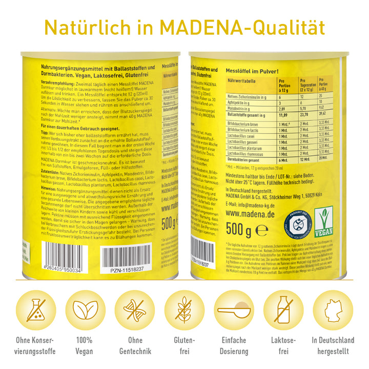 MADENA Darmkur: Darmreinigungskur, innovativ &amp; effektiv