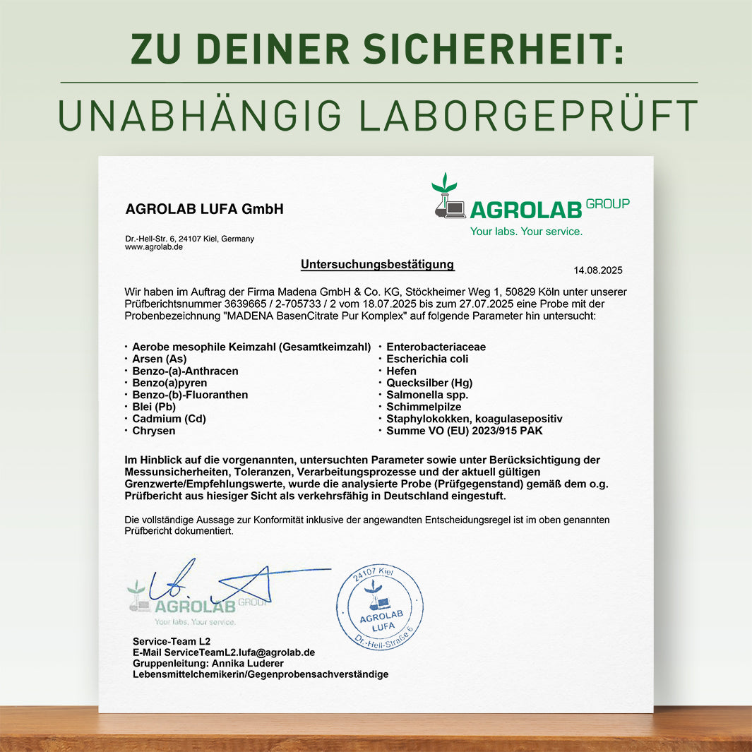 Basenpulver BasenCitrate Pur Komplex