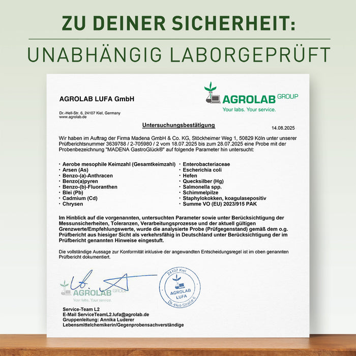 GastroGlück®: Komplex zur Magensäureproduktion*